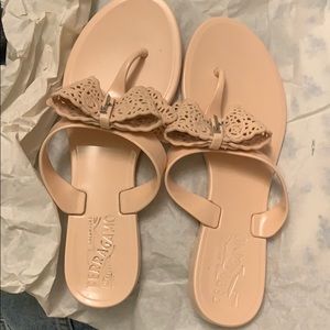 Salvator ferragamo beige sandals